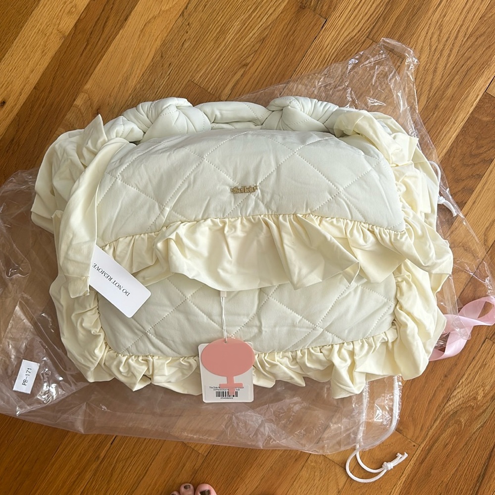 Selkie Couch Cushion Clutch purse in Dole Whip (light yellow)